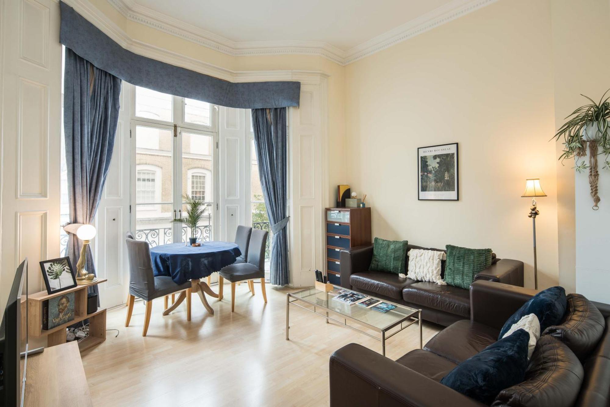 Cosy High-Ceiling Victorian Flat With Balcony - 2Mins To Hyde Park, Kensington Palace, Nottinghill, High Street Kensington,2Br 2Baths London Exterior photo